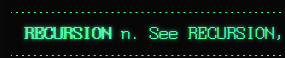 recursion